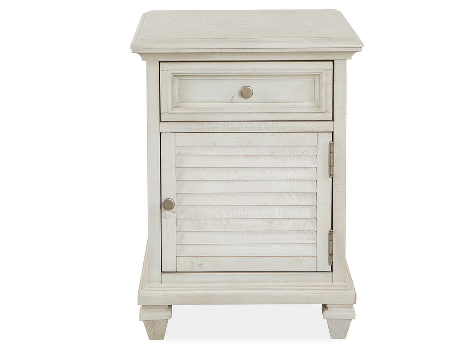 Newport - Chairside End Table - Alabaster