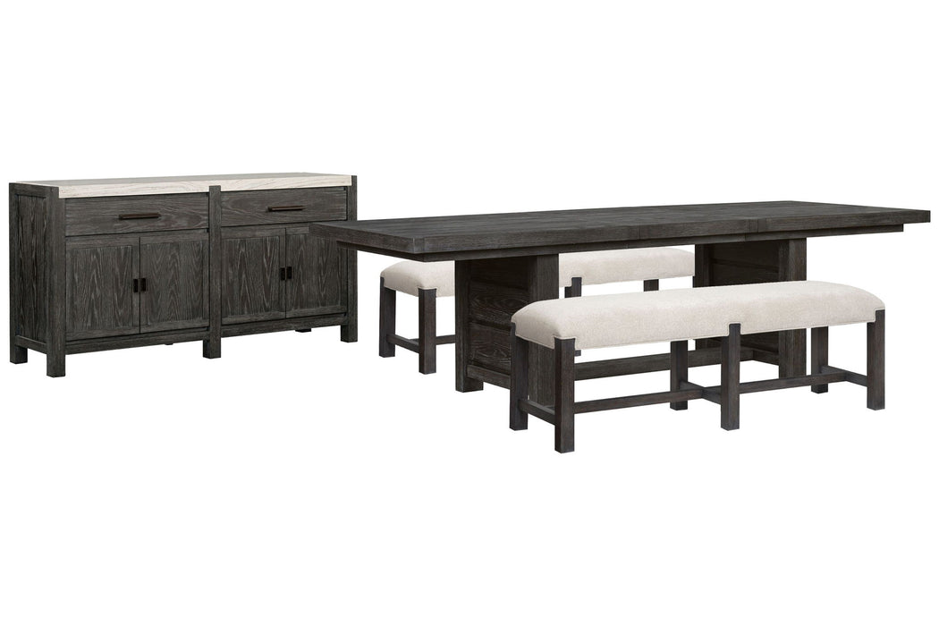 Plum Creek - Trestle Dining Table Set