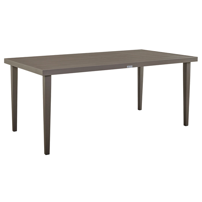 Grenada - Outdoor Rectangle Dining Table - Gray