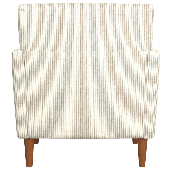 Letty - Accent Chair - Ash Stripe