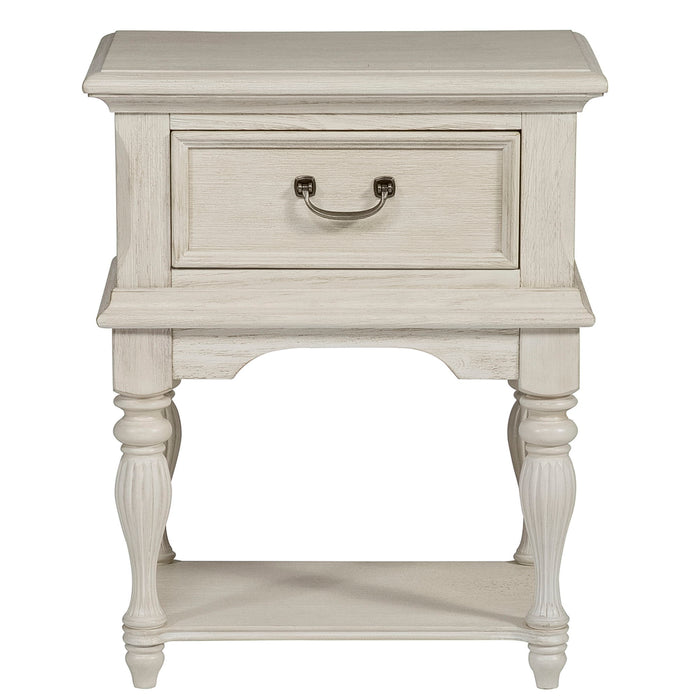 Bayside - Leg Nightstand - White