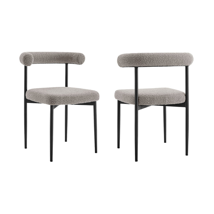 Shannon - Dining Chair (Set of 2) - Black Legs
