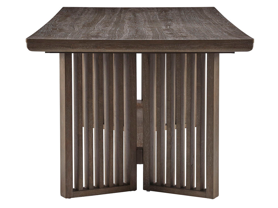Kavanaugh - Trestle Dining Table - Weathered Kona Brown