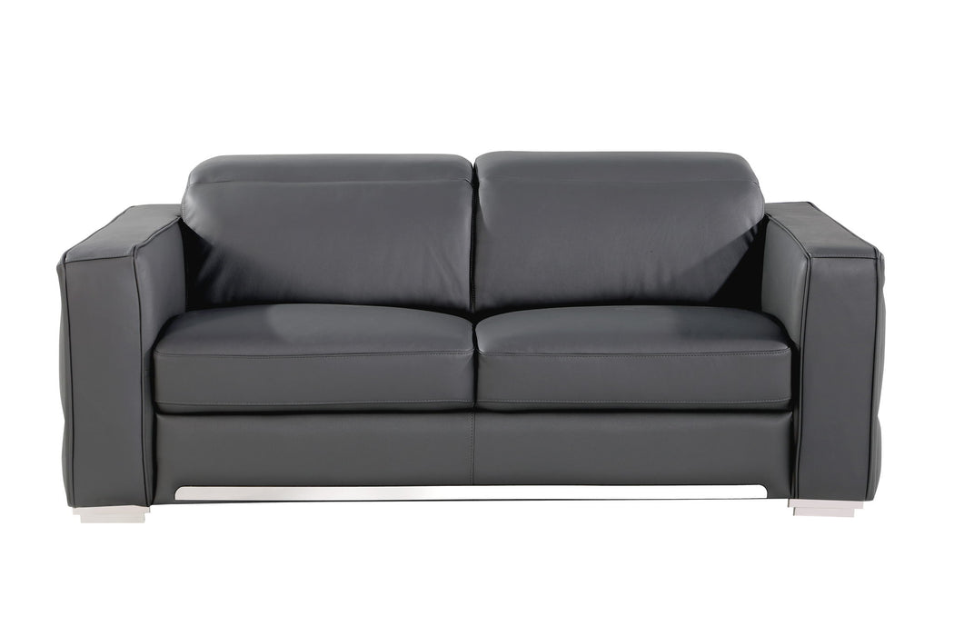 1120 - Leather Loveseat