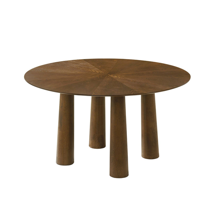 Klarissa - Round Dining Table - Walnut