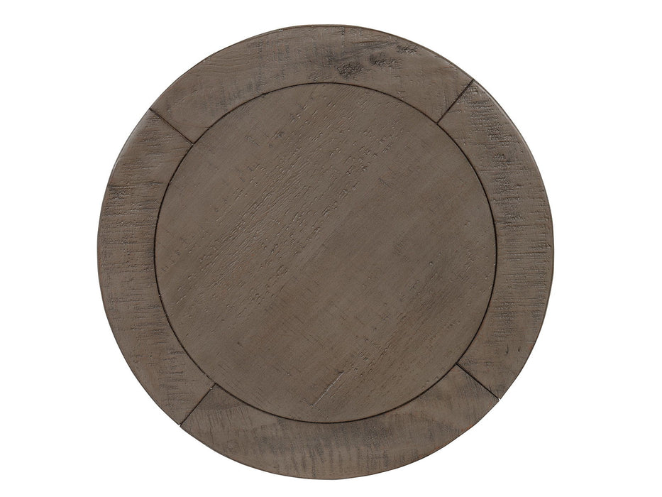Paxton Place - Round Accent End Table - Dovetail Gray