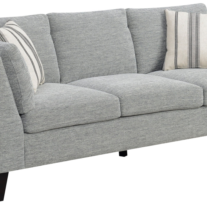 Elsbury - Sofa With 2 Pillows - Gray