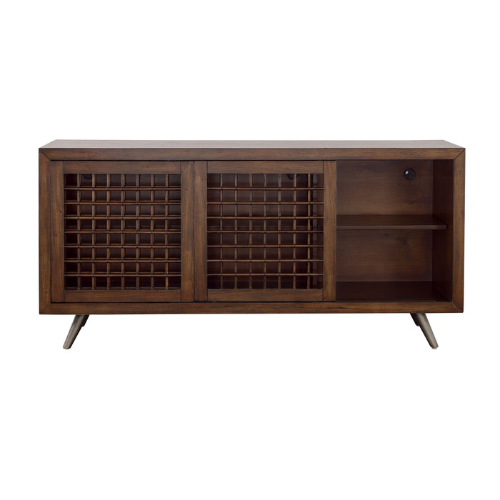 Manchester - Three Sliding Door Credenza - Brown