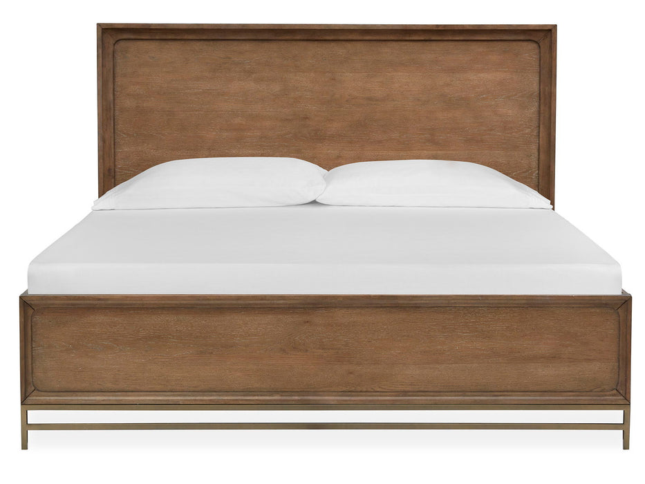 Lindon - Complete Panel Bed - Belgian Wheat