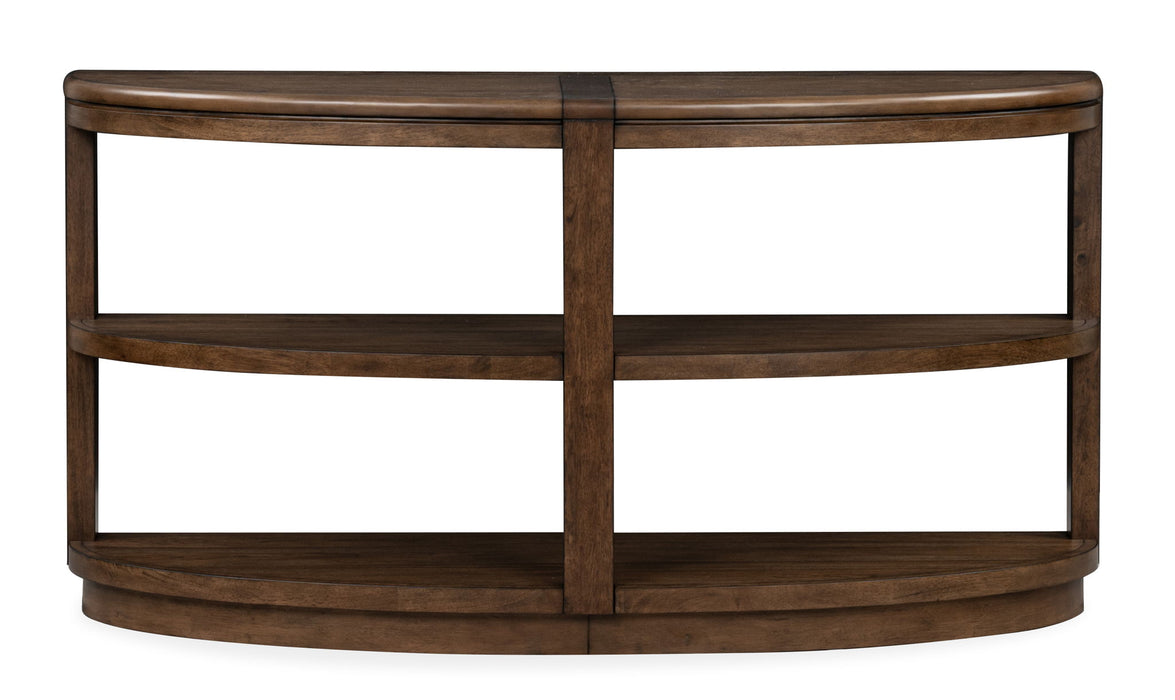 Connolly - Demilune Sofa Table - Brown