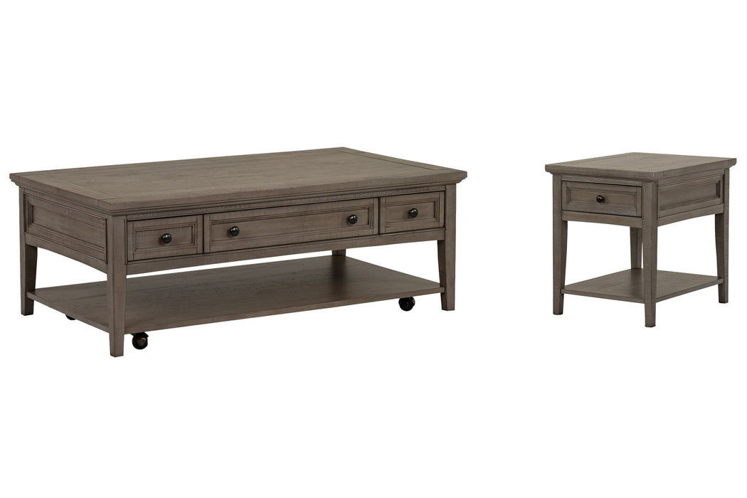 Paxton Place - Rectangular Caster Cocktail Table Set