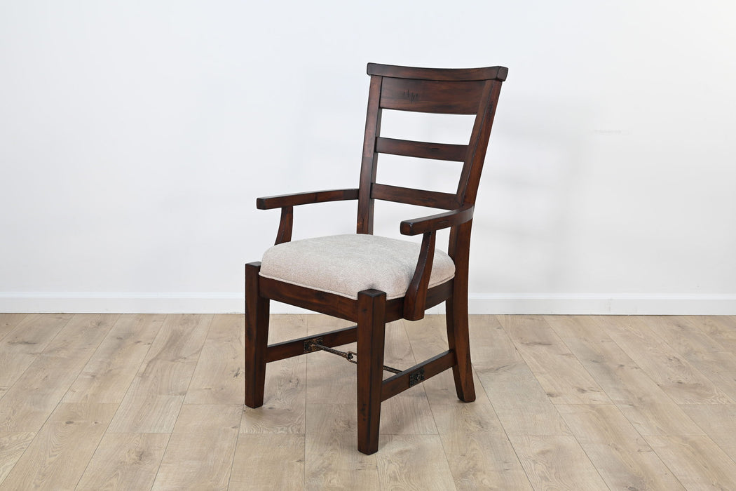 Tuscany - Arm Chair, Cushion Seat (Set of 2) - Vintage Mocha