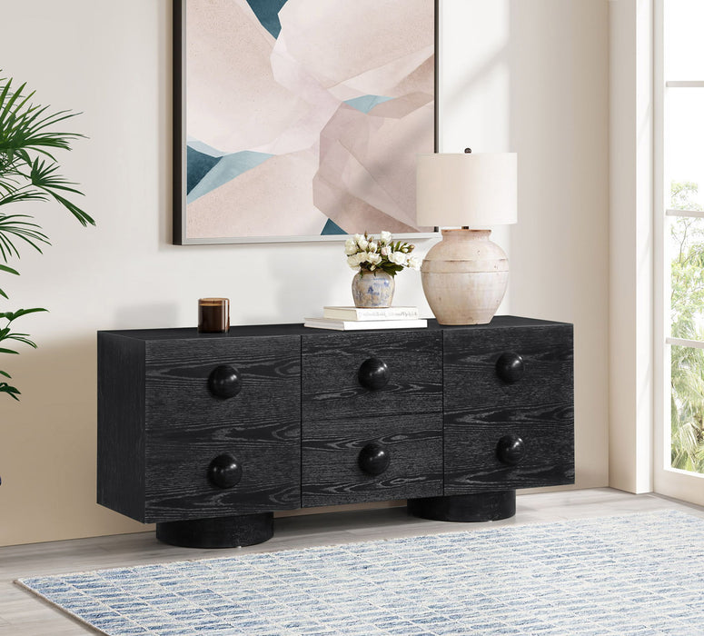 Bubble - Rubberwood with Oak Veneer Sideboard / Buffet