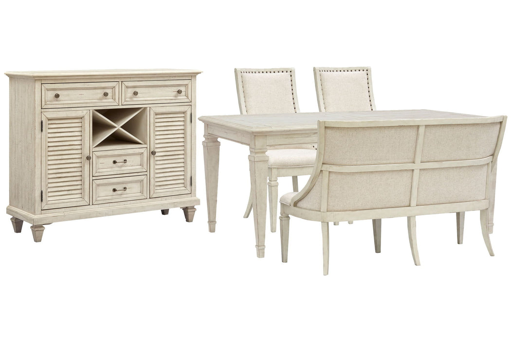 Newport - 5 Piece Extendable Rectangular Dining Table Set