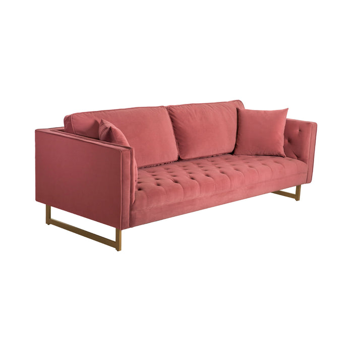 Lenox - Modern Sofa With Brass Legs