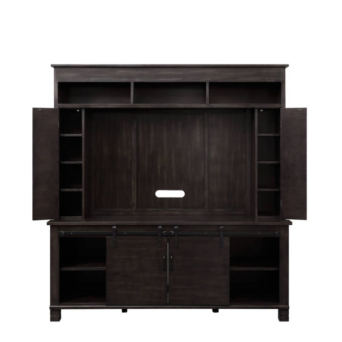 Apison - Entertainment Center Include 91617Fir) - Espresso