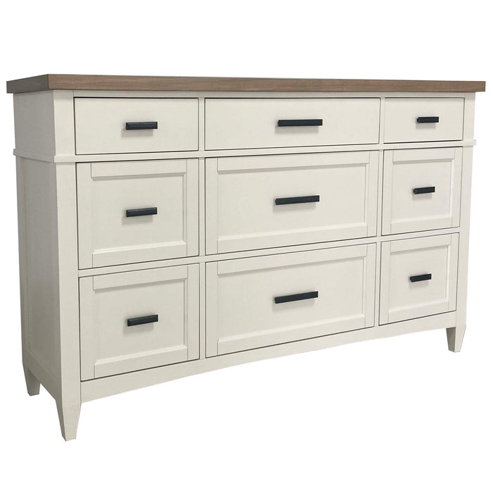Americana Modern Bedroom - 9 Drawer Dresser