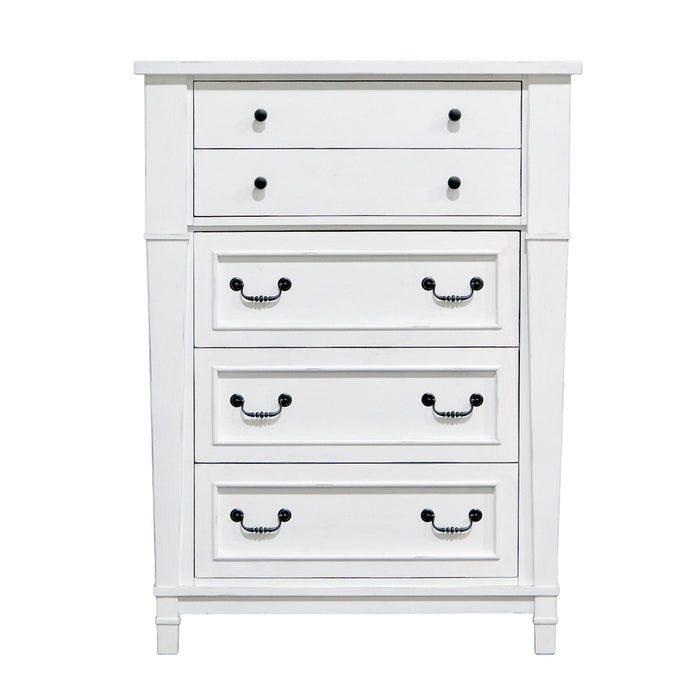 Stoney Creek - 5-Drawer Chest - Weathered White