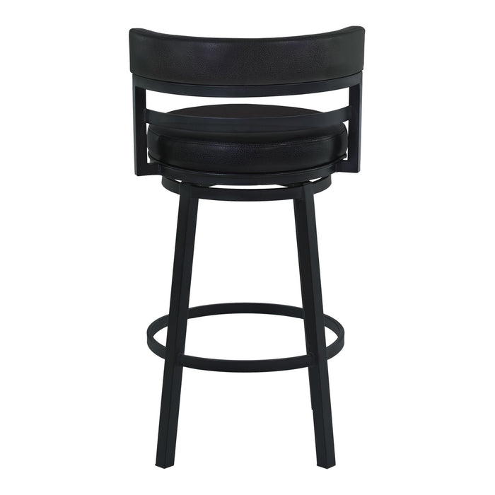 Titana - Swivel Barstool - Black Finish