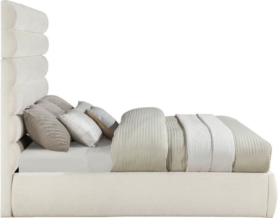 Adam - Chenille Fabric Bed With 70.5" Headboard