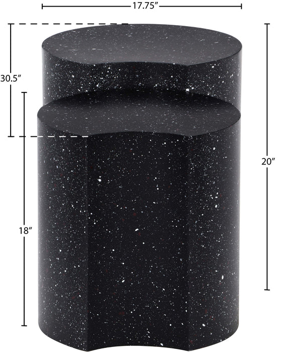 Dimple - Modular End Table - Terazzo Finish