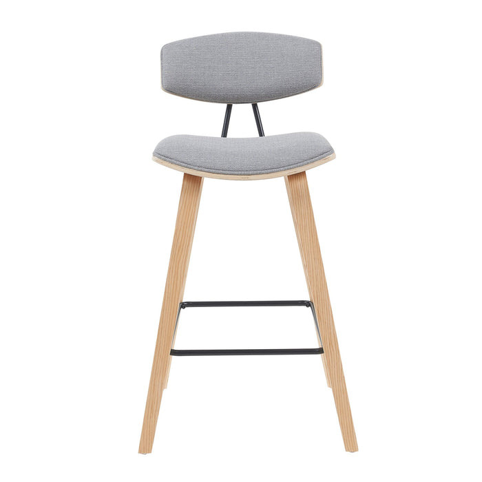 Fox - Swivel Bar Height Stool - Light Brown