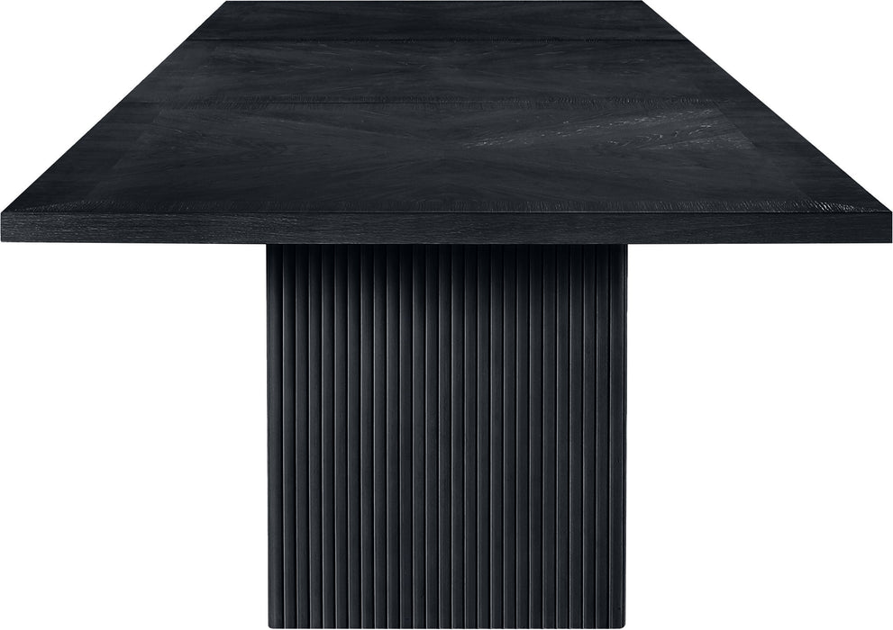 Belinda - Wood Mid-Century Modern Modular Dining Table - Black