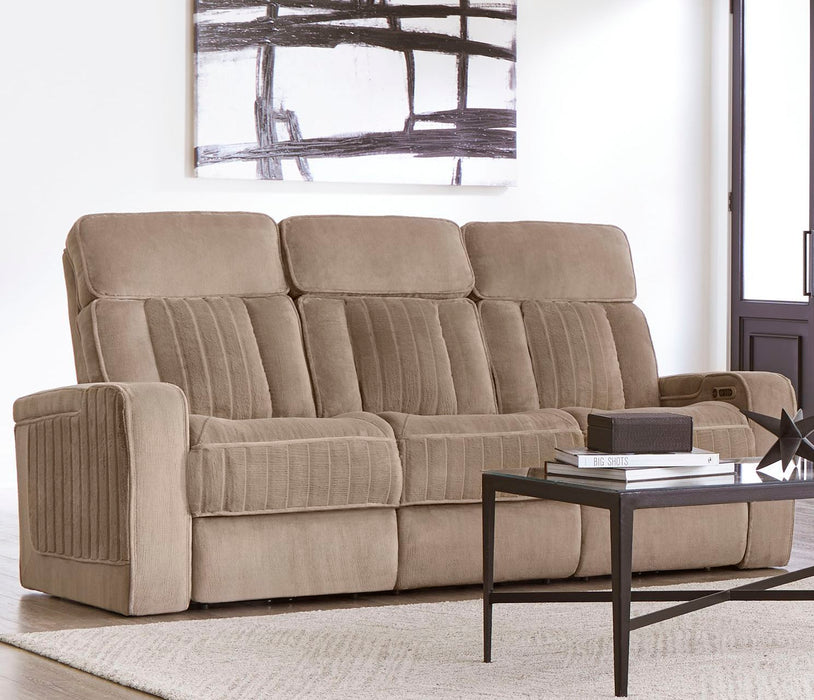 Equinox - Power Reclining Sofa With Drop Down Table