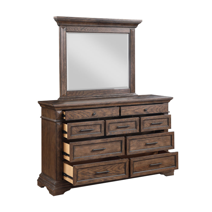 Mar Vista - Dresser & Mirror - Walnut