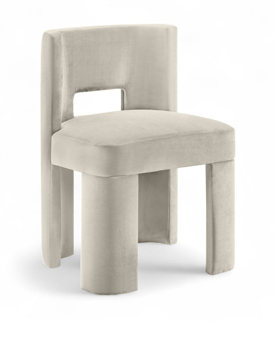 Zuno - Velvet Performance Fabric Upholstered Dining Chair (Set of 2)