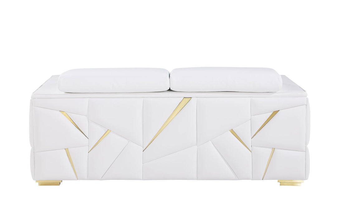 1120 - Leather Loveseat