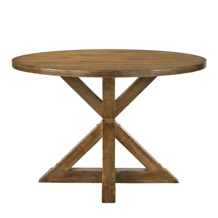 Wallace II - Dining Table - Weathered Oak