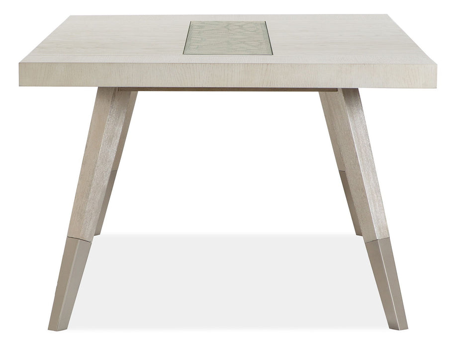 Lenox - Rectangular Dining Table - Warm Silver