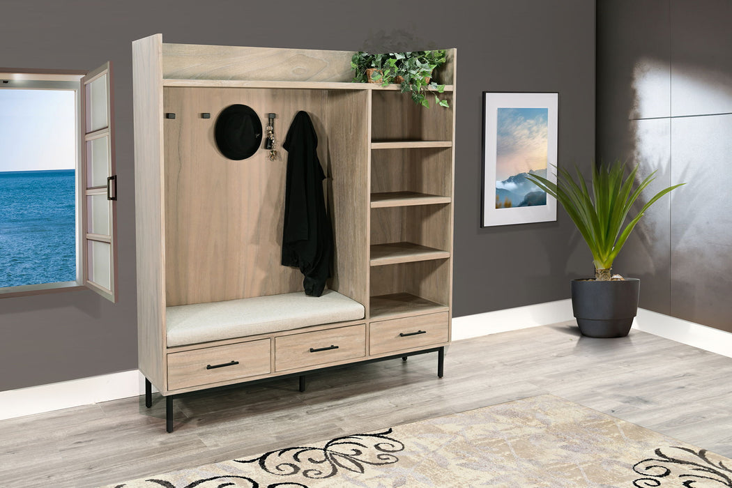 Jenny - Bench Hall Tree - Wheat