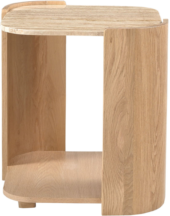 Calabria - Marble And Oak Wood Table