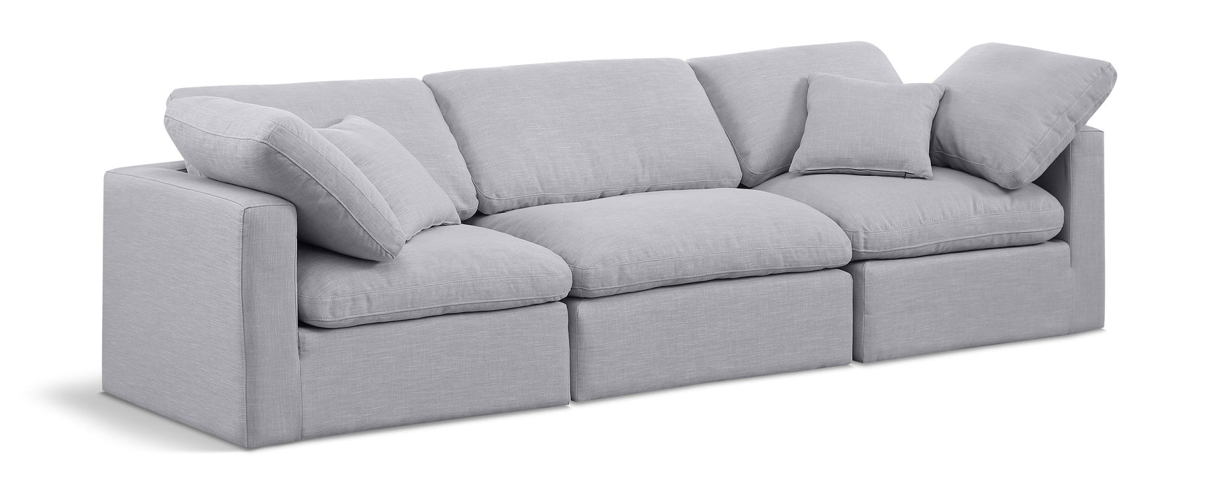 Indulge - Linen 3 Seat Modular Sofa