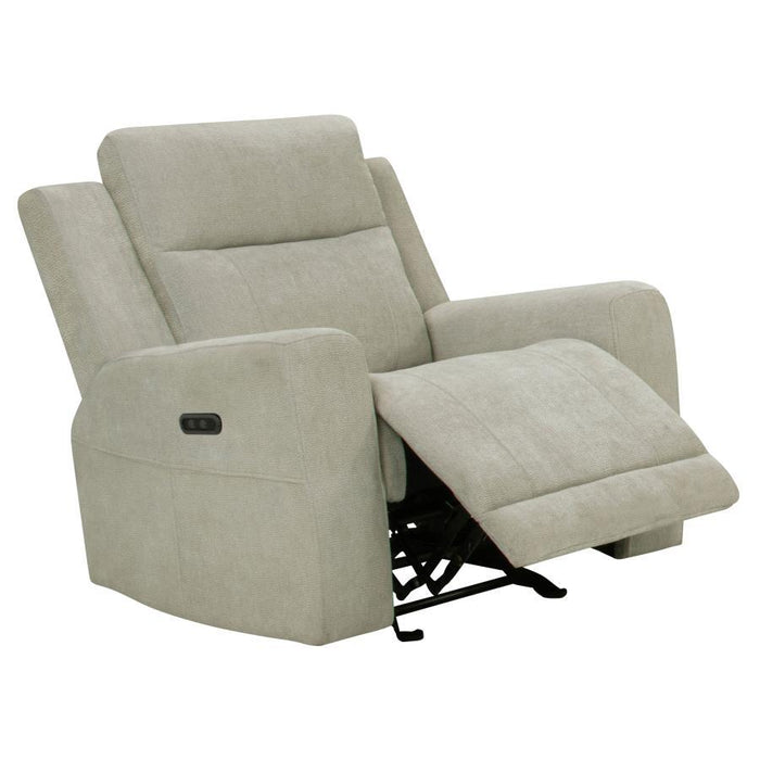 Kennett - Chenille Upholstered Power Recliner Chair