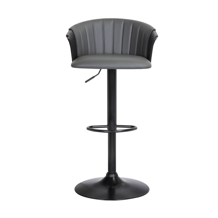 Lydia - Adjustable Wood Bar Stool