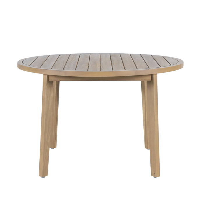 Arden - Round Patio Dining Table - Natural