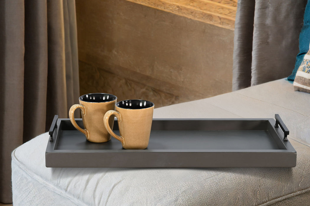 Tessa - Rectangular Wood Dining Table Tray