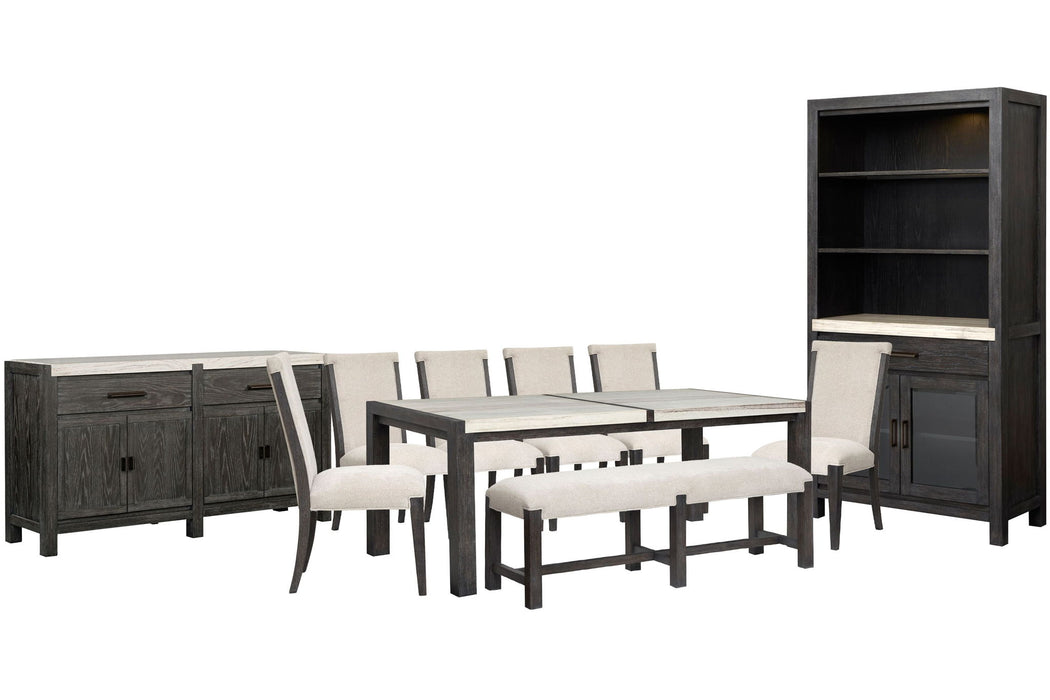Plum Creek - 10 Piece Rectangular Dining Table Set