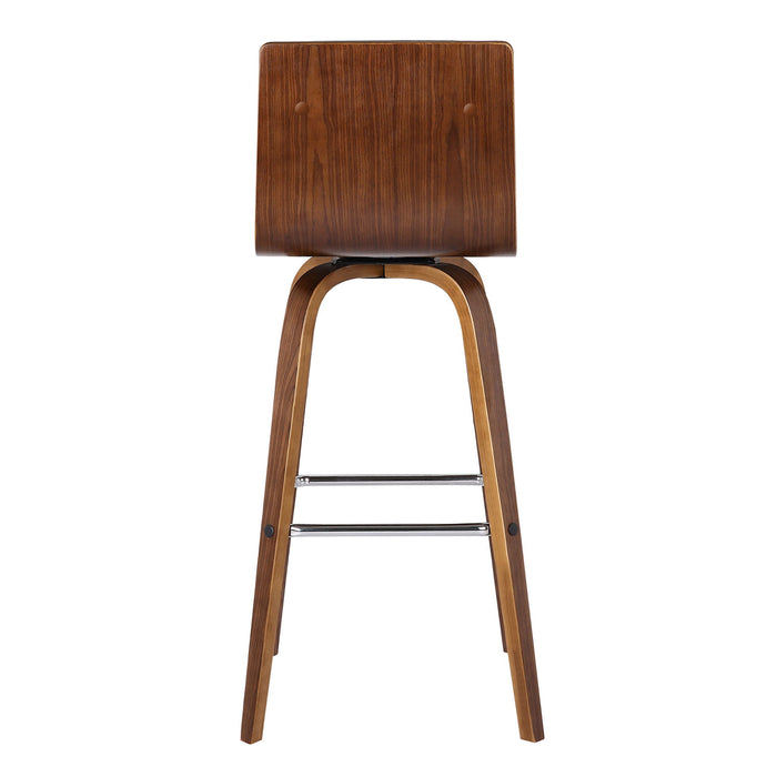 Vienna - 26" Swivel Counter Stool - Walnut Wood