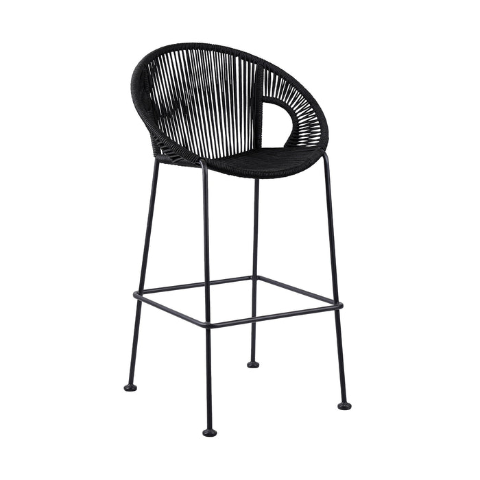 Acapulco - 30" Indoor Outdoor Steel Bar Stool With Rope Set of 2