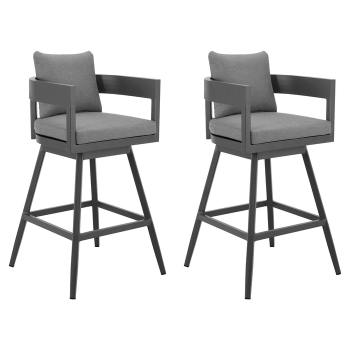 Menorca - Outdoor Patio Swivel Bar Stool Set