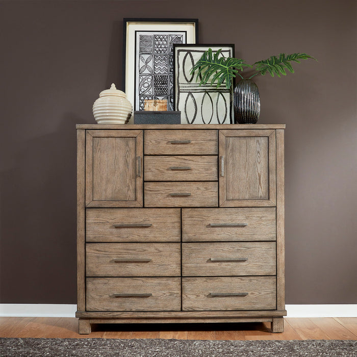 Canyon Road - 9 Drawer 2 Door Chesser - Light Brown