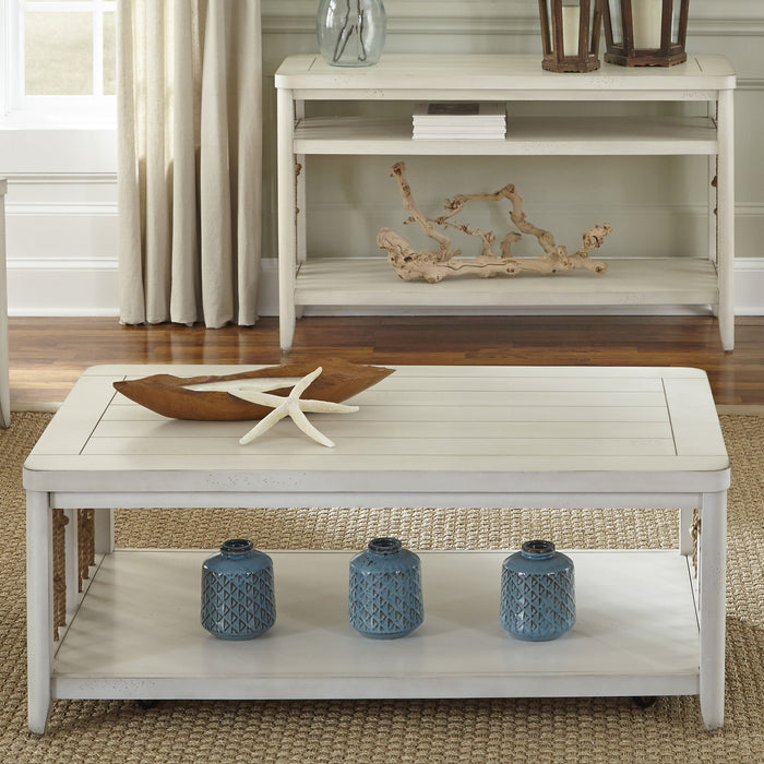 Dockside - 3 Piece Set (1 Cocktail 2 End Tables) - White