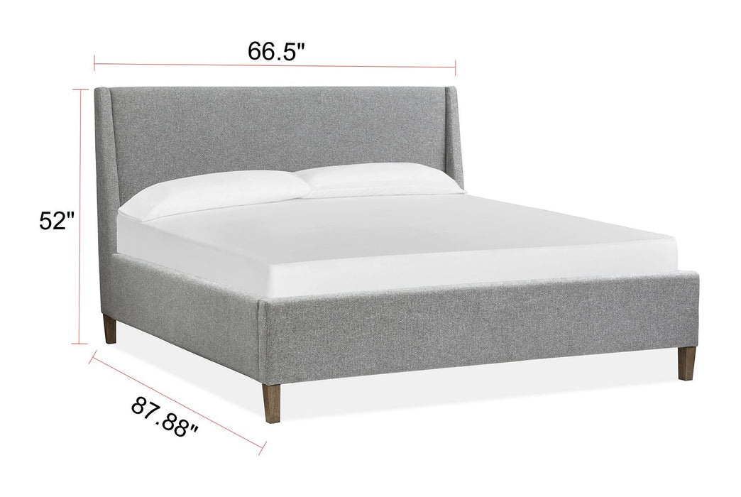 Lindon - Complete Upholstered Island Bed
