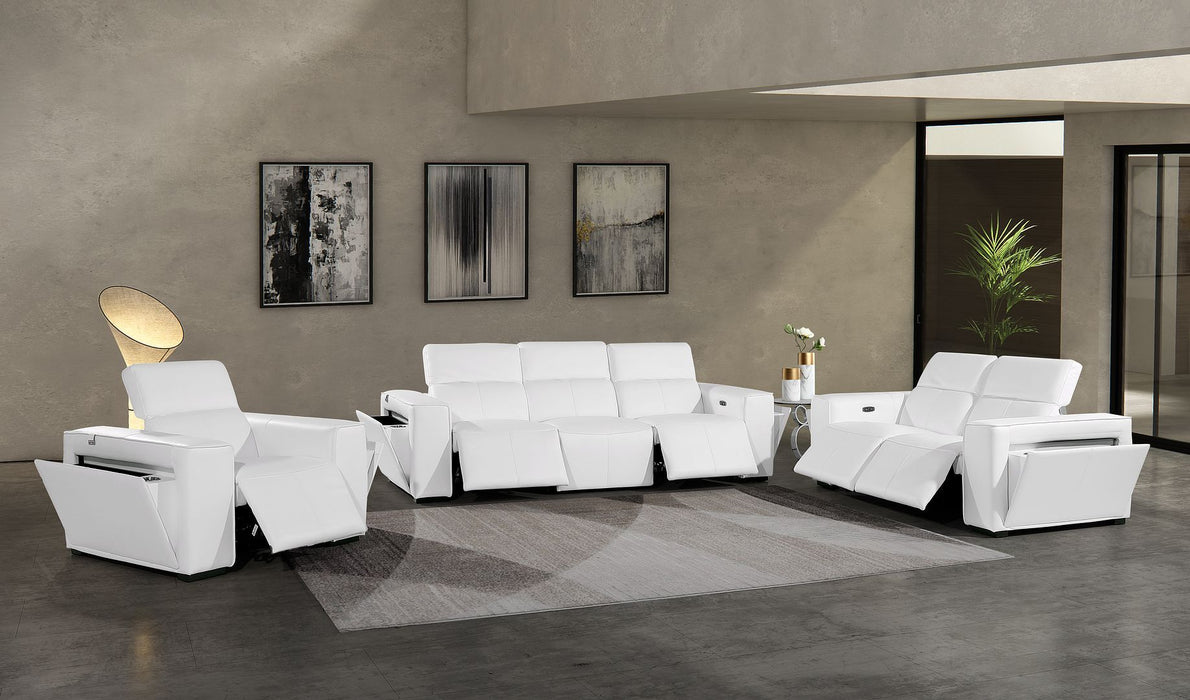 1224 - 6-Piece Modular Power Reclining Sofa, Loveseat & Chair Set In With 5 Power Recliners & Power Headrests