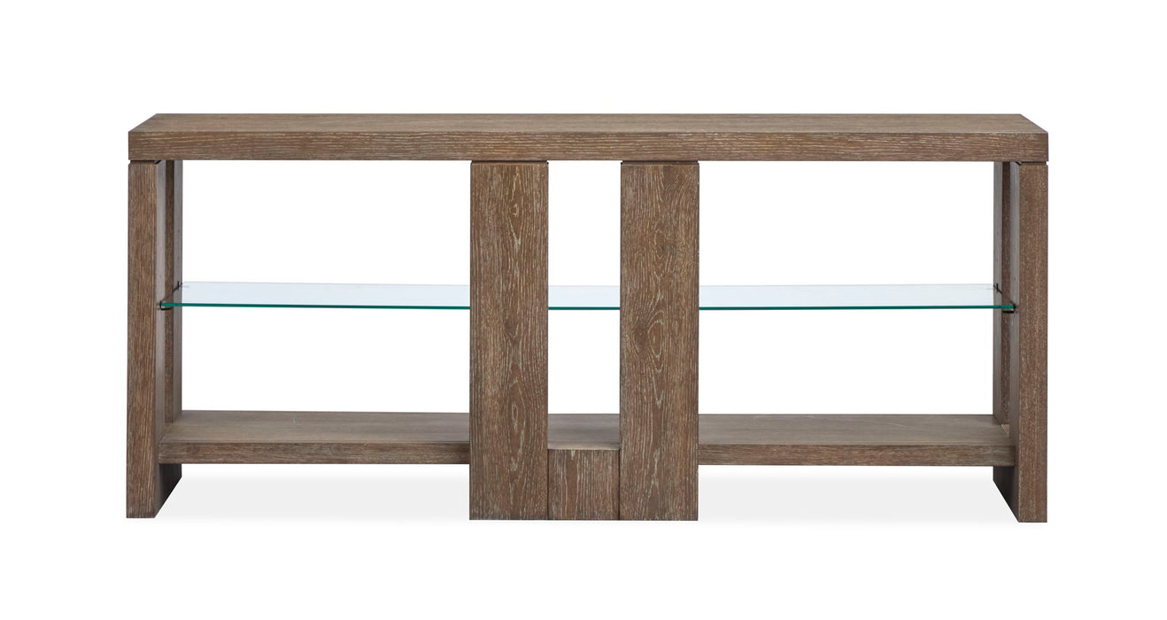 Cypress - Console Sofa Table - Spiced Brown