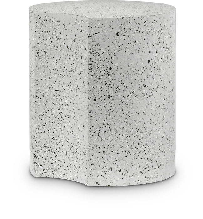 Dimple - End Table - Terazzo Finish